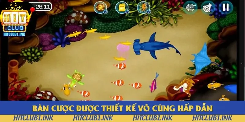 Bàn cược được thiết kế vô cùng hấp dẫn Bàn cược được thiết kế vô cùng hấp dẫn