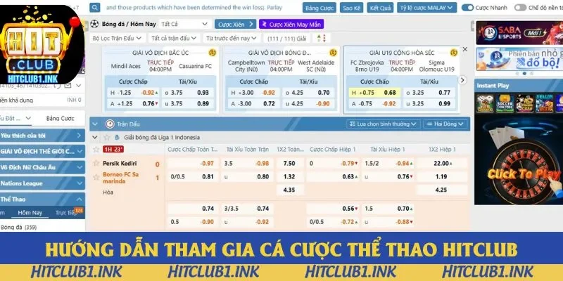 Tham gia cược thể thao với 4 bước